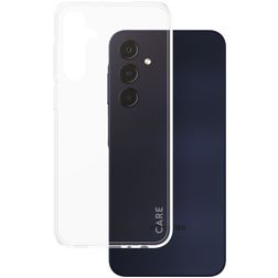 CARE by PanzerGlass Fashionable Durchsichtig Samsung Galaxy A25 5G Hülle Flexibles TPU Backcover - Transparent