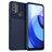 Mobigear Groove Motorola Moto E30 Hülle Flexibles TPU Backcover - Blau