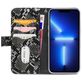 Mobilize Magnet Zipper iPhone 13 Pro Hülle Abnehmbare 2in1 Klapphülle Geldbörse - Schwarz