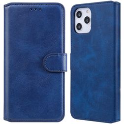 Mobigear Wallet iPhone 12 Pro Max Klapphülle Portemonnaie - Blau