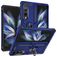 Mobigear Armor Ring Samsung Galaxy Z Fold 4 Hülle Hardcase Backcover Stoßfest mit Ringhalter - Blau