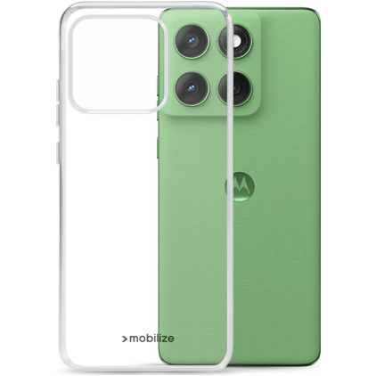 Mobilize Gelly Case Durchsichtig Motorola Edge 60 Hülle Flexibles TPU Backcover - Transparent