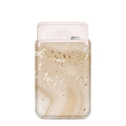 MIO Kartenetui - 3 Karten - MagSafe Kompatibel - Gold Marble