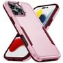 Mobigear Heavy Armor iPhone 16 Pro Hülle Hardcase Backcover Stoßfest - Pink