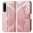 Mobigear Butterfly Sony Xperia 5 IV Hülle Klapphülle Geldbörse - Roségold