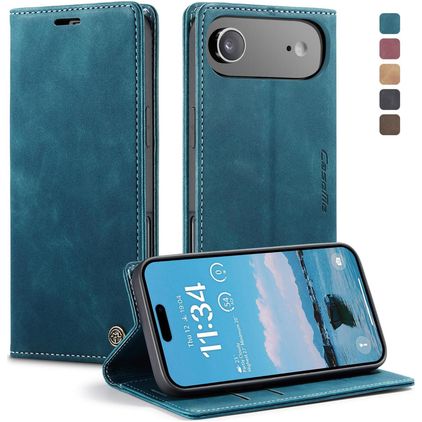 CaseMe 013 iPhone Air Hülle Klapphülle Geldbörse - Blau