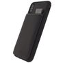Mobilize Gelly Card iPhone XS Hülle Flexibles TPU Backcover mit Kartenhalter - Schwarz