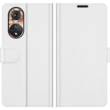 Mobigear Classic HONOR 50 Hülle Klapphülle Geldbörse - Weiß
