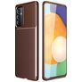 Mobigear Racing Samsung Galaxy A82 5G Hülle Flexibles TPU Backcover - Braun