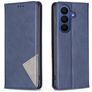 Mobigear Rhombus Slim Samsung Galaxy S26 FE Hülle Klapphülle - Blau