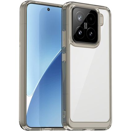 Mobigear Crystal Xiaomi 15 Hardcase Backcover - Grau