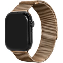 Mobilize RVS Milanaise Apple Watch Armband Magnetverschluss - 49/46/45/44 mm - Roségold