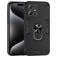 Mobigear Armor Ring Motorola Moto G54 Hülle Hardcase Backcover Stoßfest mit Ringhalter - Schwarz