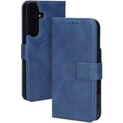 Mobiparts Classic Wallet Samsung Galaxy S25 FE Hülle Klapphülle - stahlblau