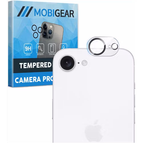Mobigear iPhone 16e Panzerglas Gehärtetes Glas Kameralinsen Schutz - Hüllenfreundlich