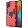 Mobigear Armor Ring Samsung Galaxy M53 Hülle Hardcase Backcover Stoßfest mit Ringhalter - Rot