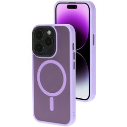 Mobiparts Hardcover iPhone 14 Pro MagSafe Hülle Hardcase Backcover - Satin Lila