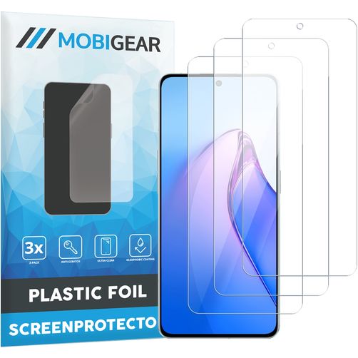 Mobigear OPPO Reno 8 Displayschutz Schutzfolie - Hüllenfreundlich (3er Pack)