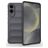 Mobigear Bumpy Samsung Galaxy S25 Edge Hülle Flexibles TPU Backcover - Grau