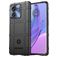 Mobigear Rugged Shield Motorola Edge 40 Hülle Flexibles TPU Backcover Stoßfest - Schwarz