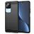Mobigear Brushed Slim POCO F4 Hülle Flexibles TPU Backcover - Schwarz