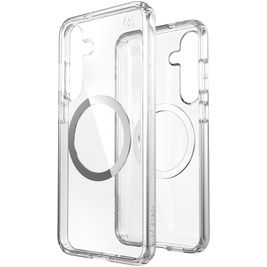 Speck Presidio2 Clear Durchsichtig Samsung Galaxy S25 Plus MagSafe Hülle Hardcase Backcover Stoßfest - Transparent