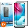 Mobigear Premium Motorola Moto G60s Panzerglas Gehärtetes Glas Displayschutz - Hüllenfreundlich - Schwarz (3er Pack)