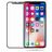 Mobilize Premium iPhone X Panzerglas Displayschutz - Schwarz