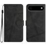 Mobigear Stitch iPhone Air Hülle Klapphülle Geldbörse - Schwarz
