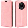 Mobigear Retro Slim HONOR Magic 4 Lite Hülle Klapphülle Geldbörse - Pink