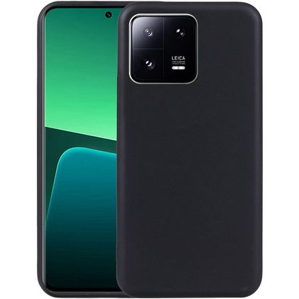 Mobigear Basics Xiaomi 14T Hülle Flexibles TPU Backcover - Schwarz