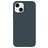 Valenta Snap Luxe iPhone 13 Hülle Echtes Leder Backcover - Blau