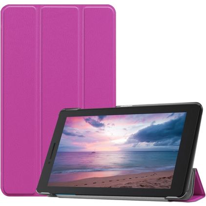 Mobigear Tri-Fold Lenovo Tab E8 Hülle Klapphülle - Lila