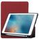 Mobigear Tri-Fold Gel iPad Pro 10.5 Zoll (2017) Hülle TPU,Kunstleder Klapphülle + Stifthalter - Weinrot