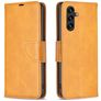 Mobigear Excellent Samsung Galaxy A35 Hülle Klapphülle Geldbörse - Cognac