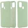 Mobigear Rubber Touch Samsung Galaxy M51 Silikon Hülle Backcover - Grün