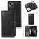 Mobigear Wallet iPhone 13 Mini Hülle Abnehmbare 2in1 Klapphülle Geldbörse - Schwarz