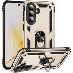 Mobigear Armor ring Samsung Galaxy A57 Hülle Hardcase Backcover Stoßfest mit Ringhalter - Gold