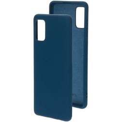Mobiparts Samsung Galaxy A41 Silikon Backcover - Blueberry Blue