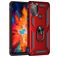 Mobigear Armor Ring Motorola Moto G50 Hülle Hardcase Backcover Stoßfest mit Ringhalter - Rot