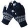 Mobigear Stretch Touchscreen Handschuhe - One-Size - Marineblau