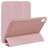 Mobigear Tri-Fold Gel iPad Mini 7 (2024) Hülle TPU,Kunstleder Klapphülle - Roségold