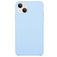 Mobigear Rubber Touch iPhone 15 Silikon Hülle Backcover - Blau