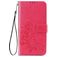 Mobigear Clover Samsung Galaxy A52s 5G Hülle Klapphülle Geldbörse - Magenta