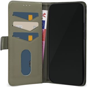 Mobilize Premium Gelly Wallet iPhone 12 Hülle Klapphülle Geldbörse - Grün