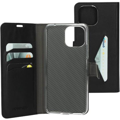 Mobiparts Classic Wallet Xiaomi Mi 11 Lite Hülle Klapphülle Geldbörse - Schwarz