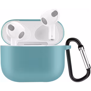 Mobigear Classic Apple AirPods 3 Hülle Flexibles Silikon - Emerald Green