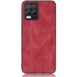 Mobigear Stitch Realme 8 Hülle Backcover - Rot