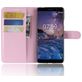 Mobigear Classic Nokia 7 Plus Hülle Klapphülle Geldbörse - Pink