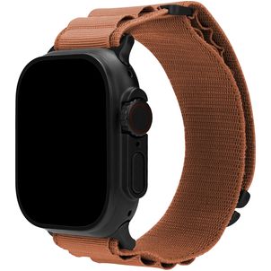 Mobilize Alpine Nylon Apple Watch Armband Dornschließe - 49/46/45/44 mm - Terracotta